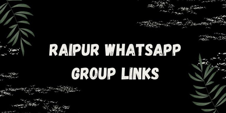 Raipur WhatsApp Group Links